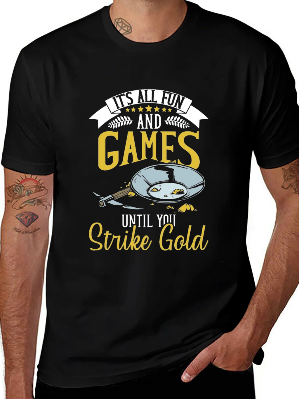 Strike Gold Mens T-Shirt product image 1