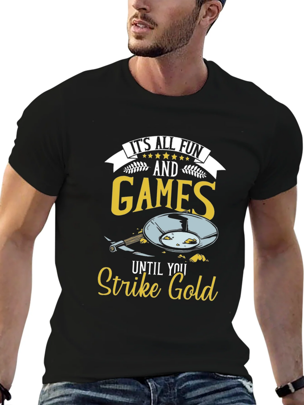 Strike Gold Mens T-Shirt product image 6