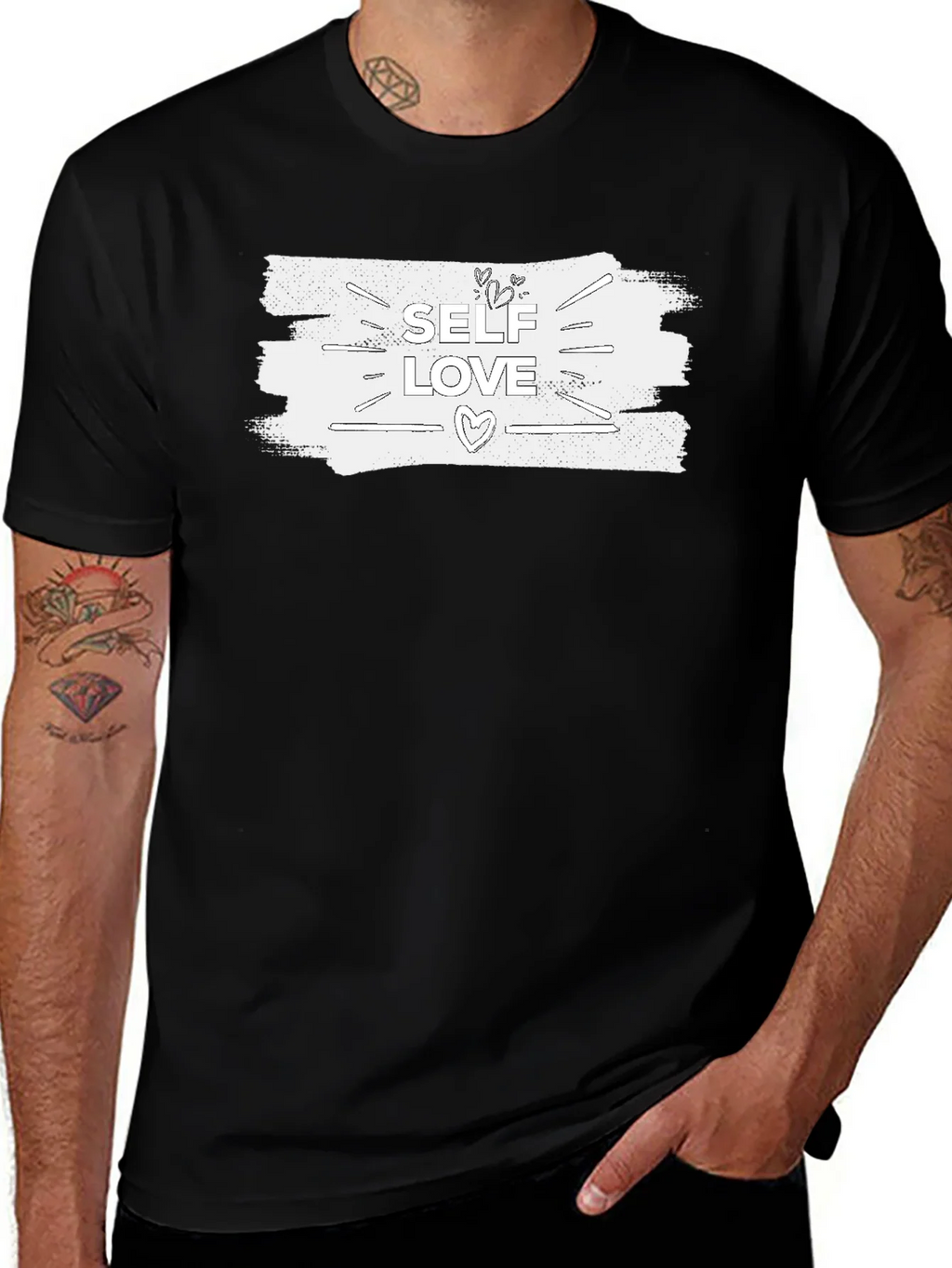 Self Love Graphic Tee - Unisex Black T-Shirt product image 1