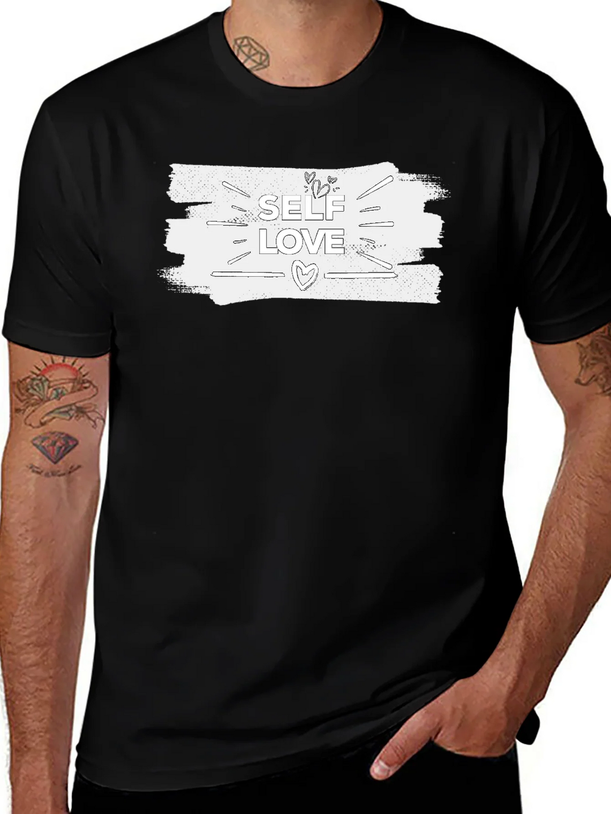 Self Love Graphic Tee - Unisex Black T-Shirt product image 1