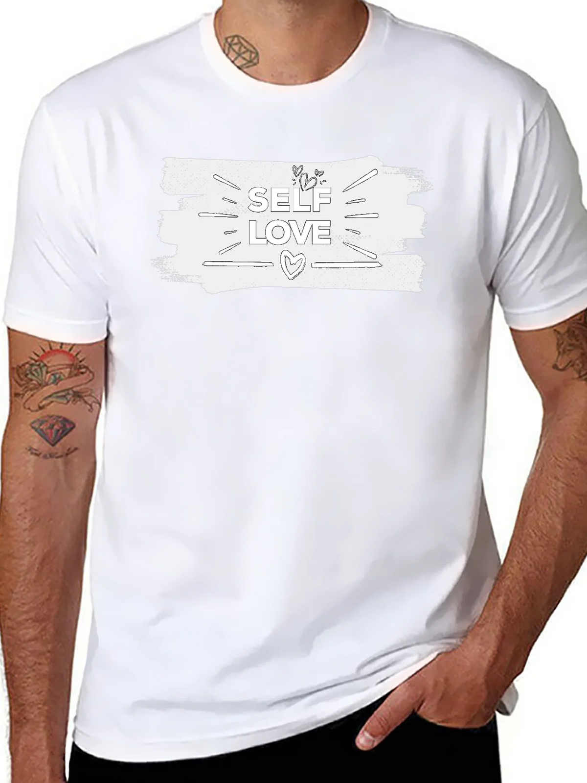 Self Love Graphic Tee - Unisex Black T-Shirt product image 7
