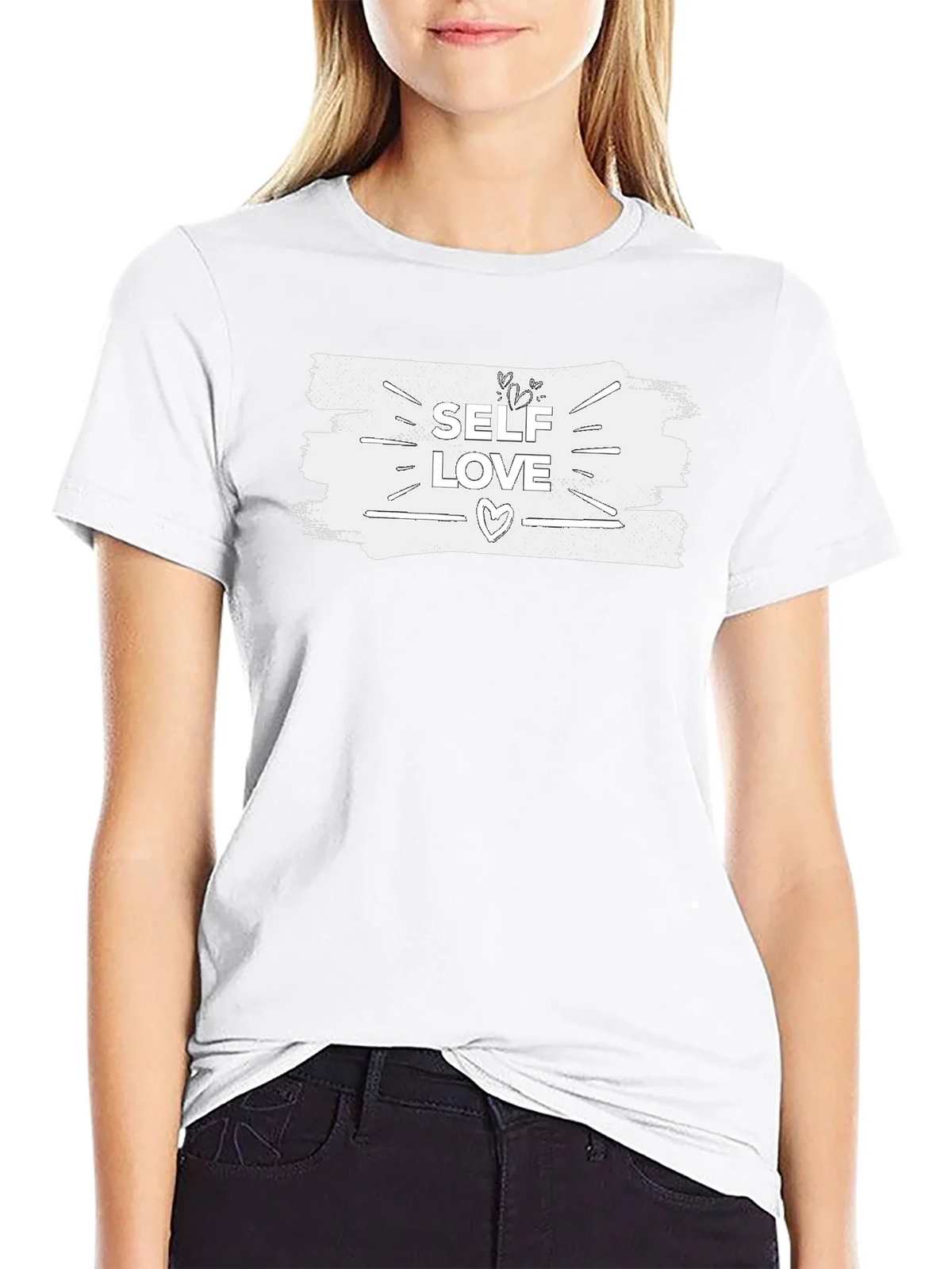 Self Love Graphic Tee - Unisex Black T-Shirt product image 8