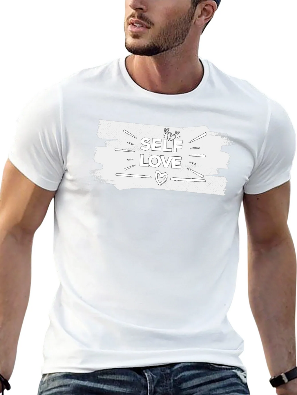 Self Love Graphic Tee - Unisex Black T-Shirt product image 12