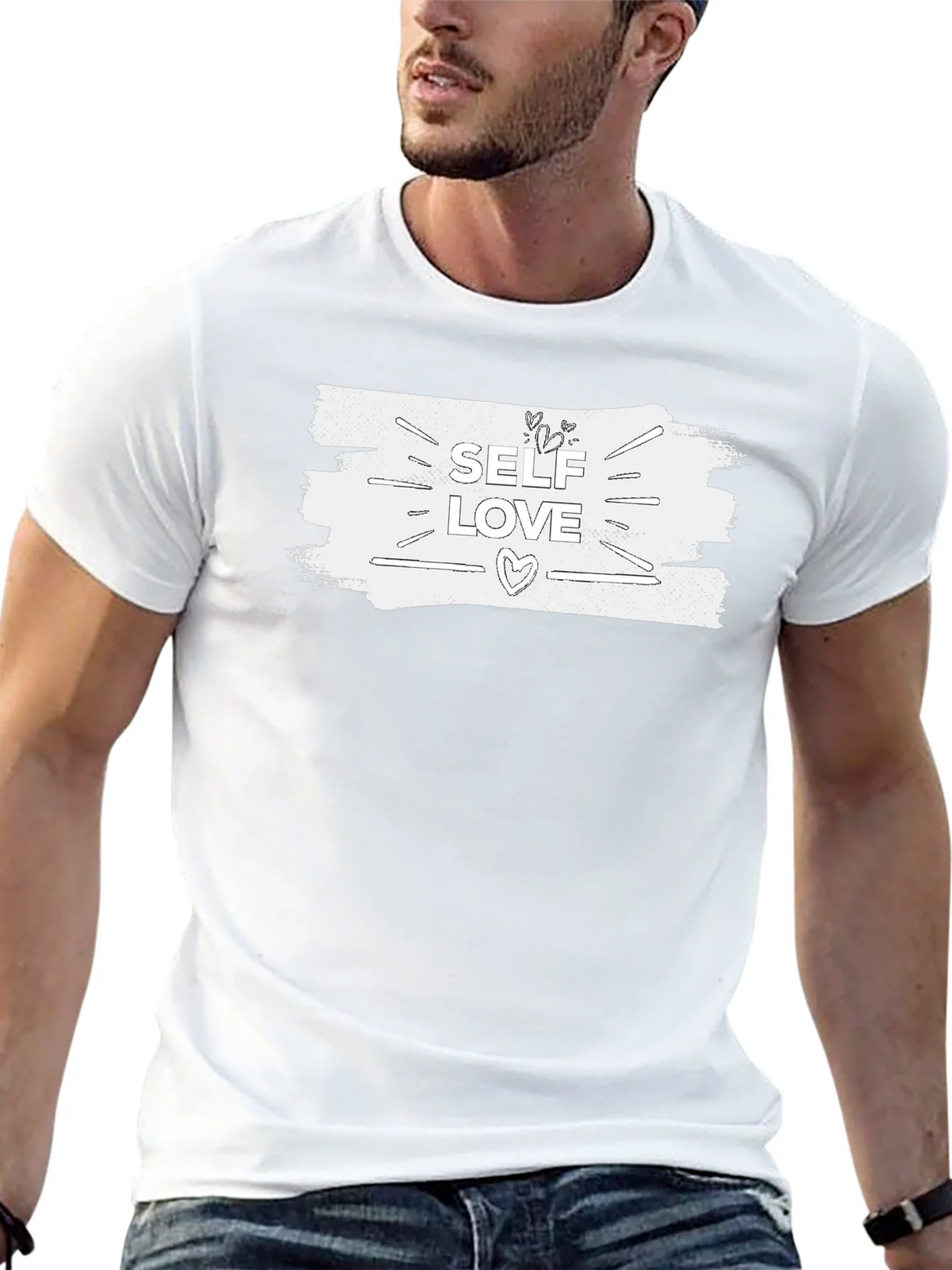 Self Love Graphic Tee - Unisex Black T-Shirt product image 12