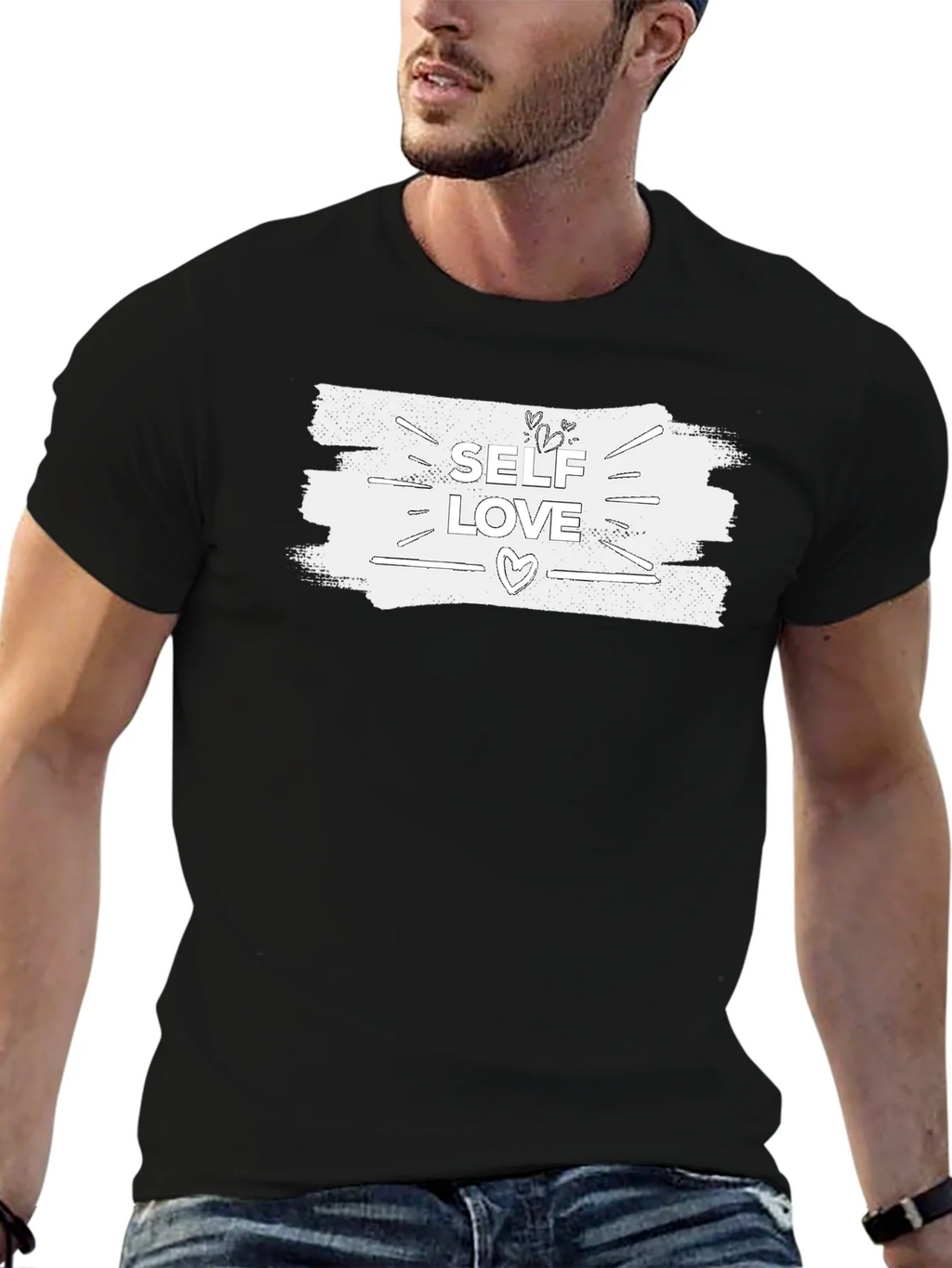 Self Love Graphic Tee - Unisex Black T-Shirt product image 6