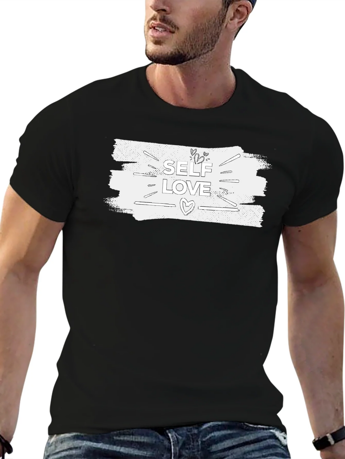 Self Love Graphic Tee - Unisex Black T-Shirt product image 6