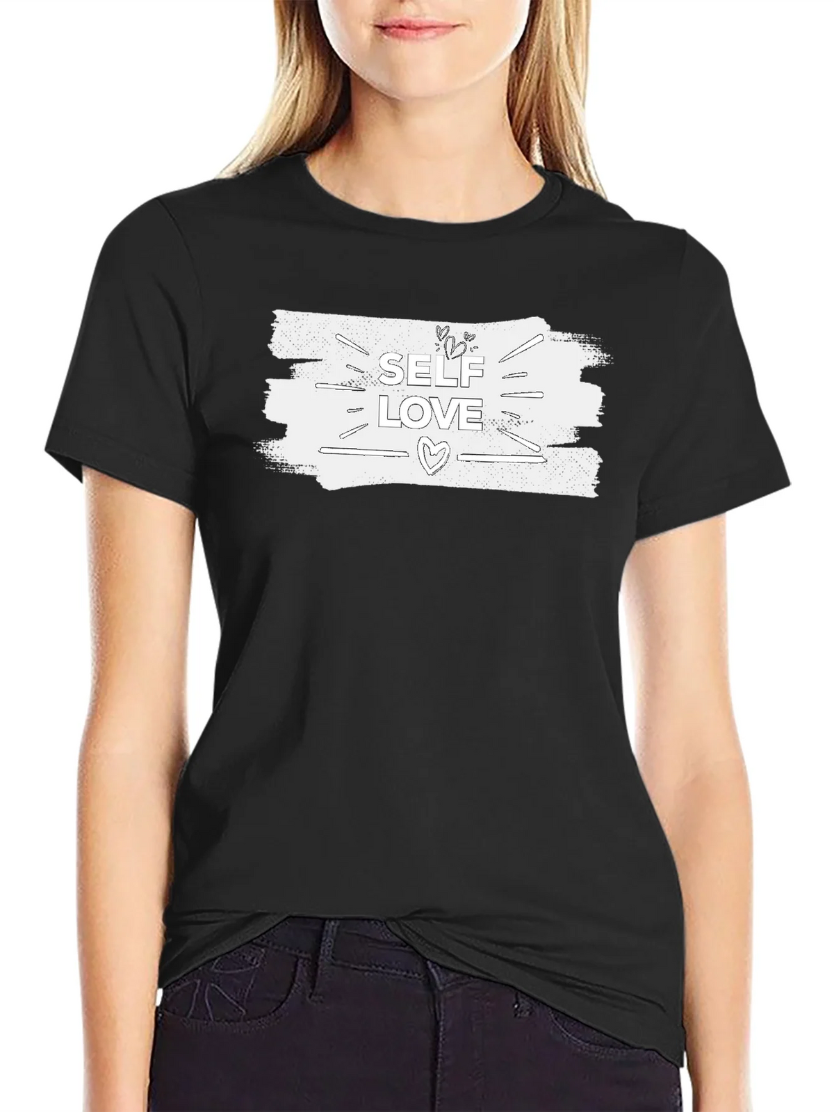 Self Love Graphic Tee - Unisex Black T-Shirt product image 2