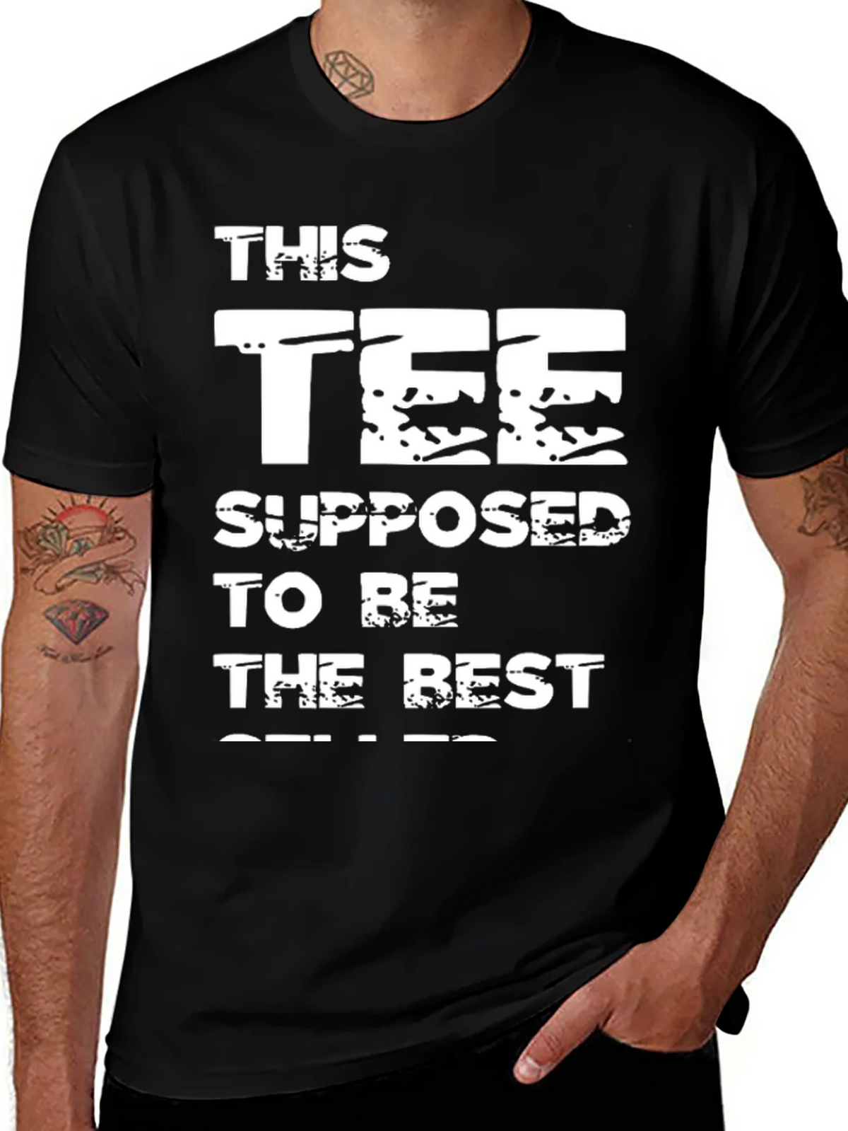 Humorous This Tee Supposed To Be Best Seller Black T-Shirt product image 1
