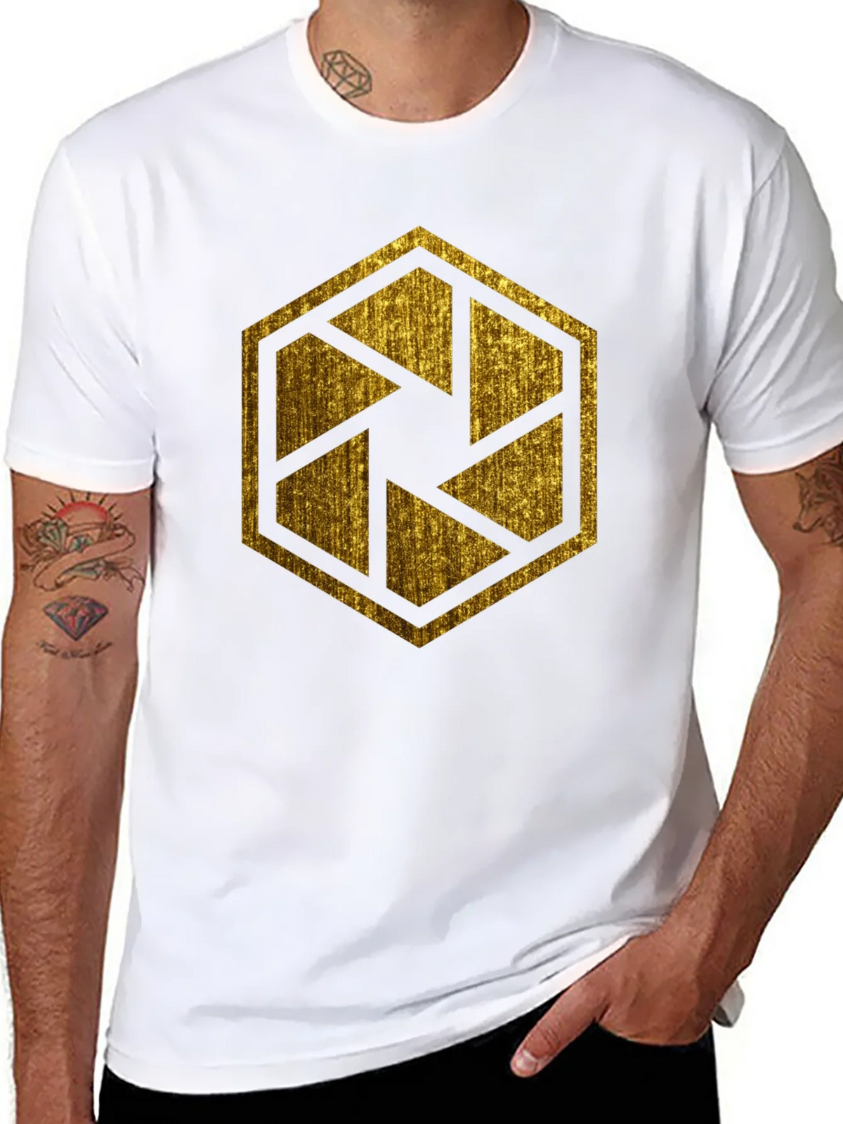 Hexagon Aperture Graphic Tee product image 7