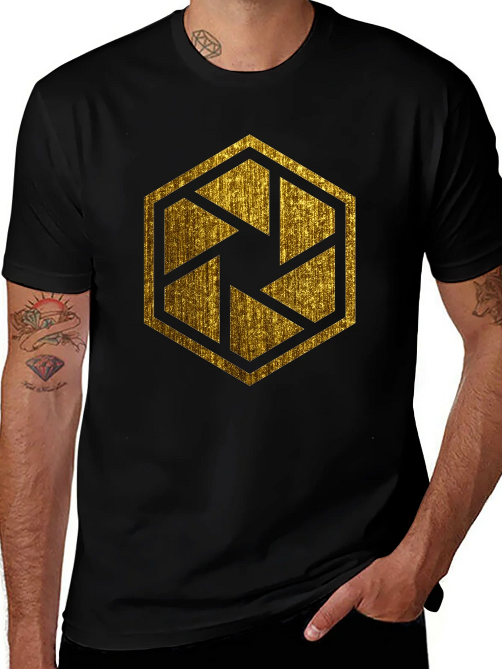 Hexagon Aperture Graphic Tee product image 1