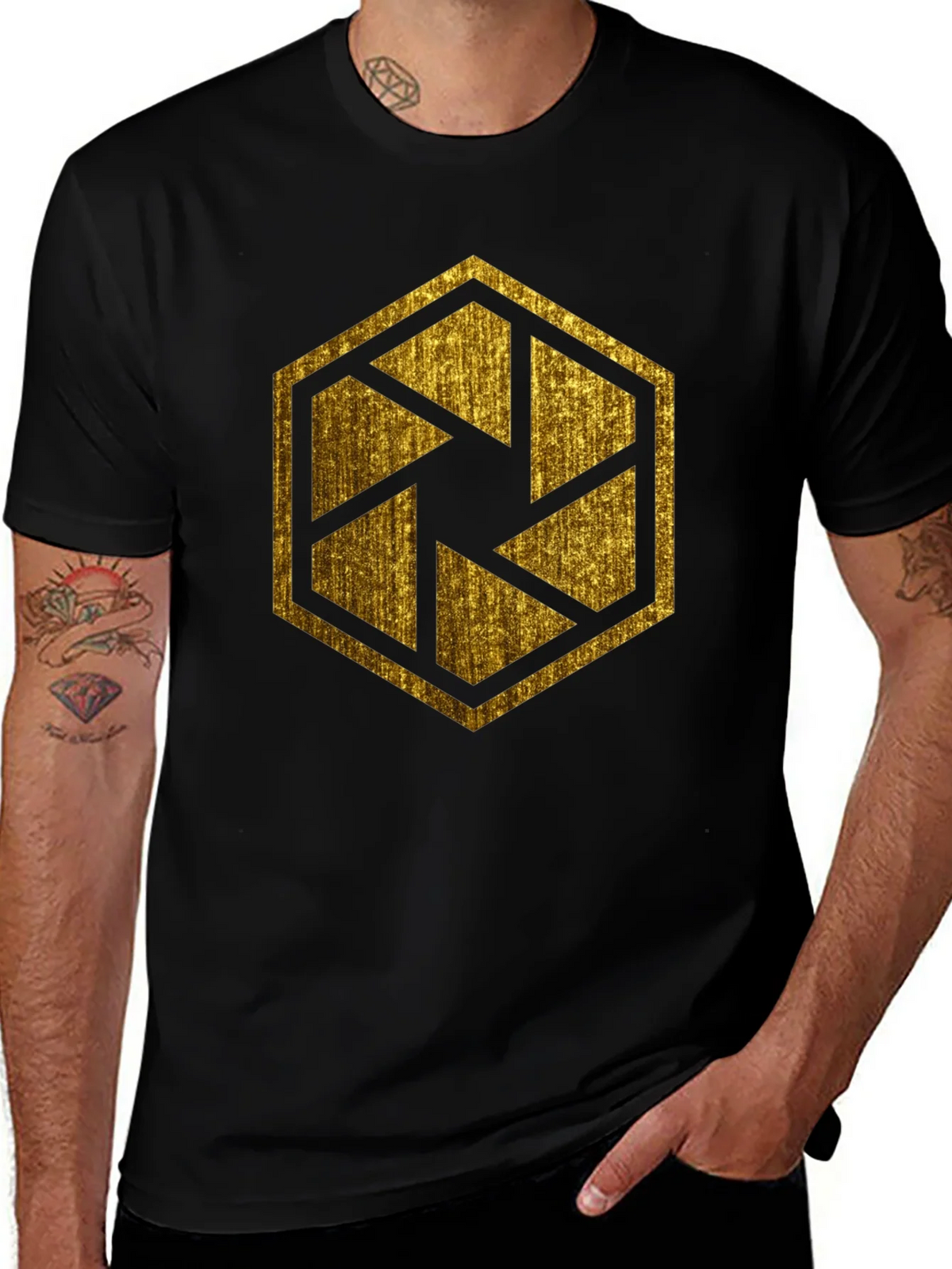 Hexagon Aperture Graphic Tee product image 1