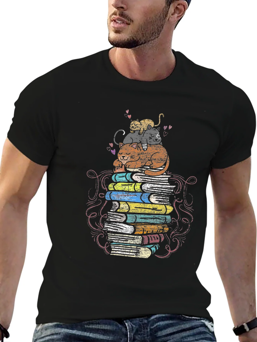 Bookish Cat T-Shirt product image 6