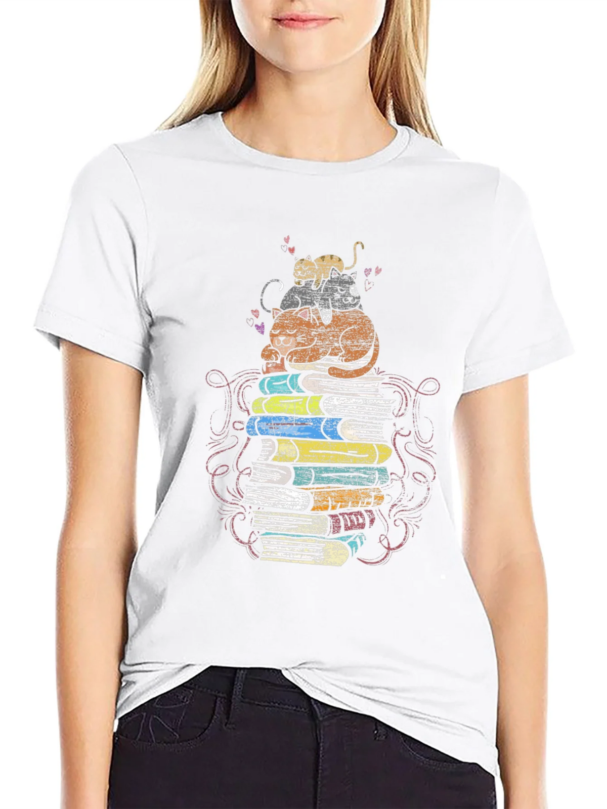 Bookish Cat T-Shirt product image 8