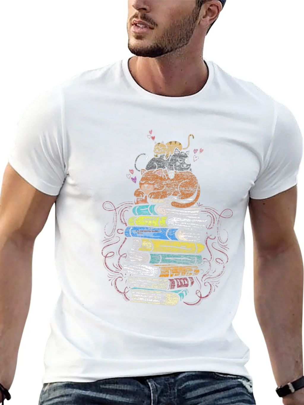 Bookish Cat T-Shirt product image 12