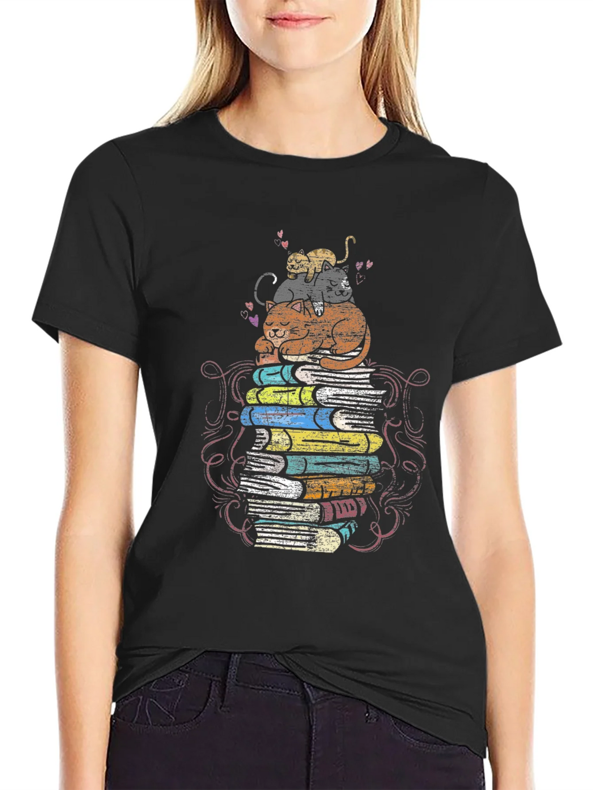 Bookish Cat T-Shirt product image 2
