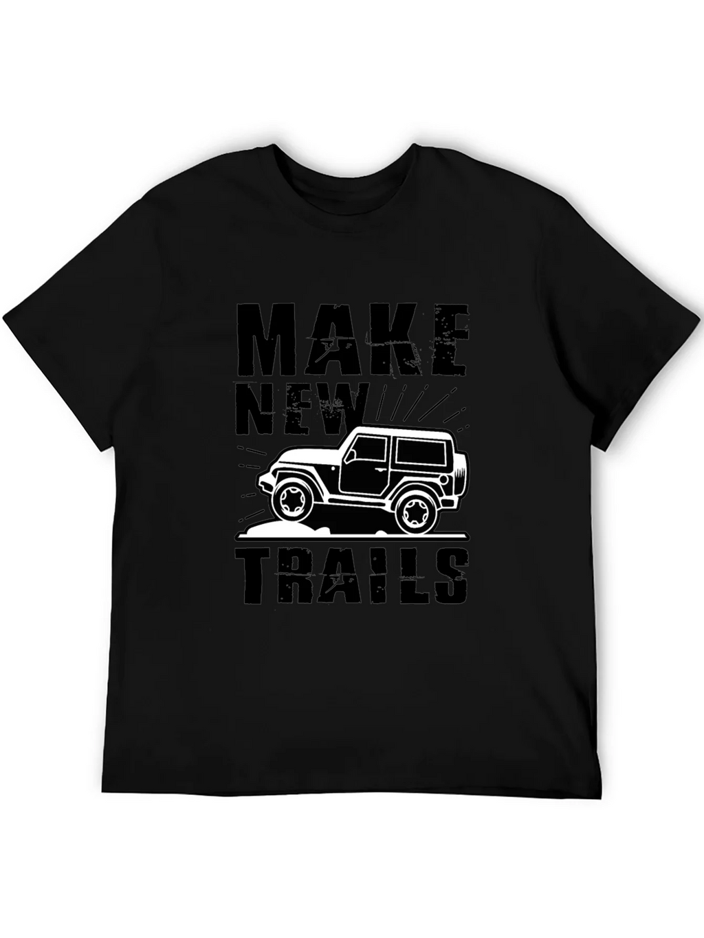 Make New Trails Black Graphic Tee product image 3