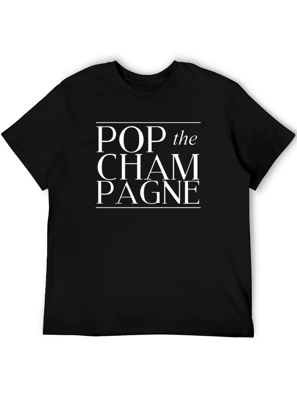Pop the Champagne Graphic T-Shirt product image 5