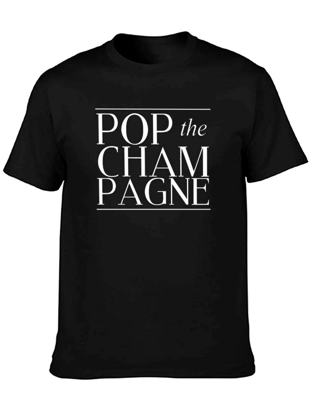Pop the Champagne Graphic T-Shirt product image 3