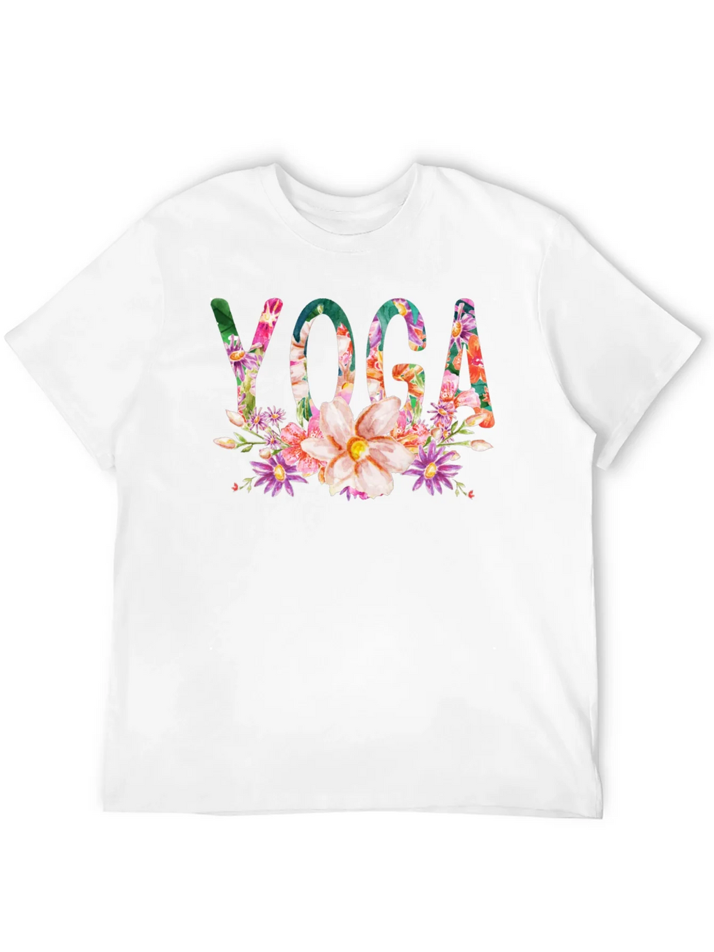 Floral Yoga T-Shirt - Black product image 10
