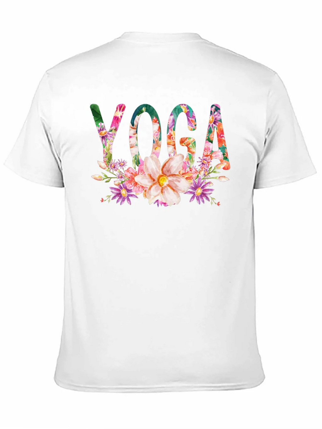 Floral Yoga T-Shirt - Black product image 9