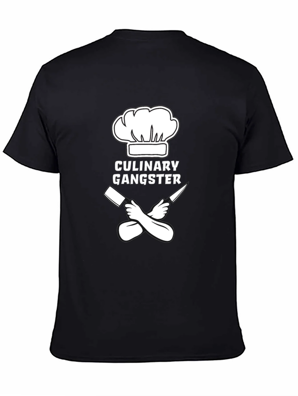 Culinary Gangster T-Shirt - Chef Hat & Crossed Knives