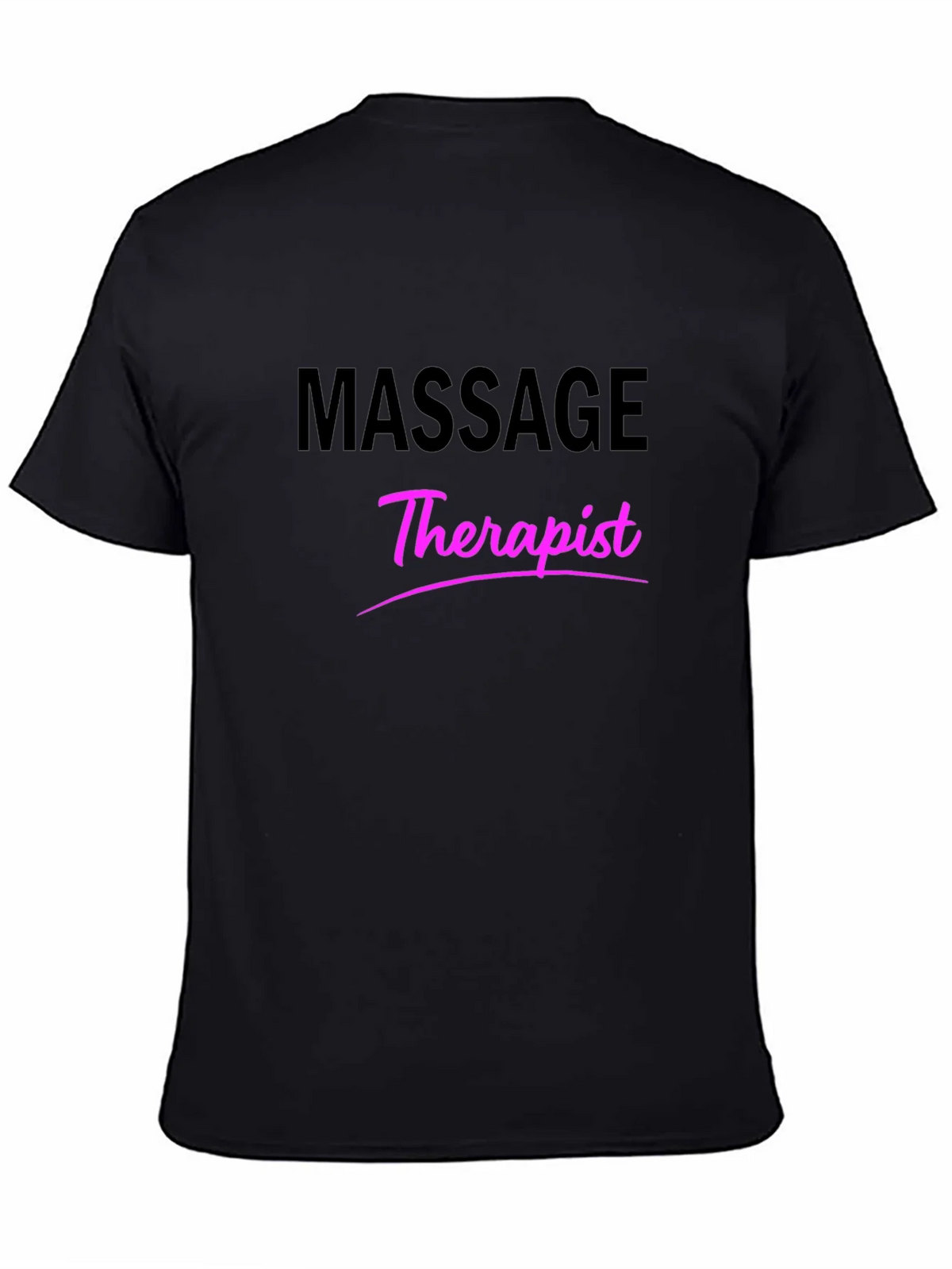 Massage Therapist T-Shirt - Black Graphic Tee product image 4