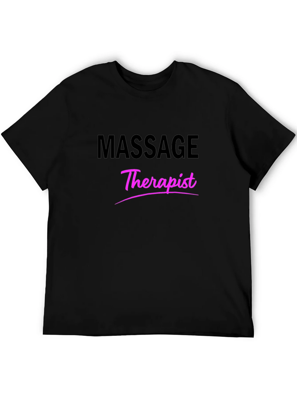 Massage Therapist T-Shirt - Black Graphic Tee product image 5