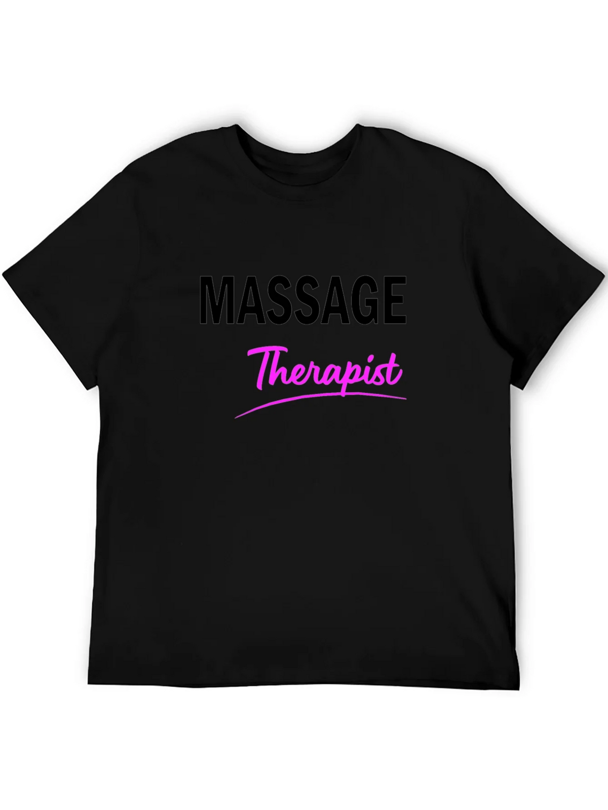 Massage Therapist T-Shirt - Black Graphic Tee product image 5