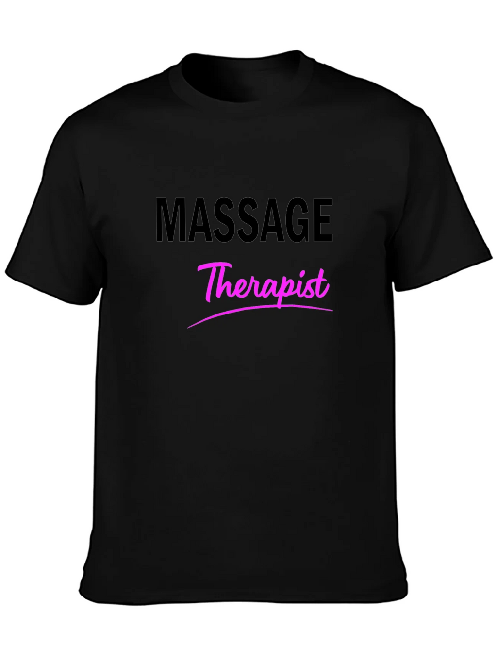 Massage Therapist T-Shirt - Black Graphic Tee product image 3