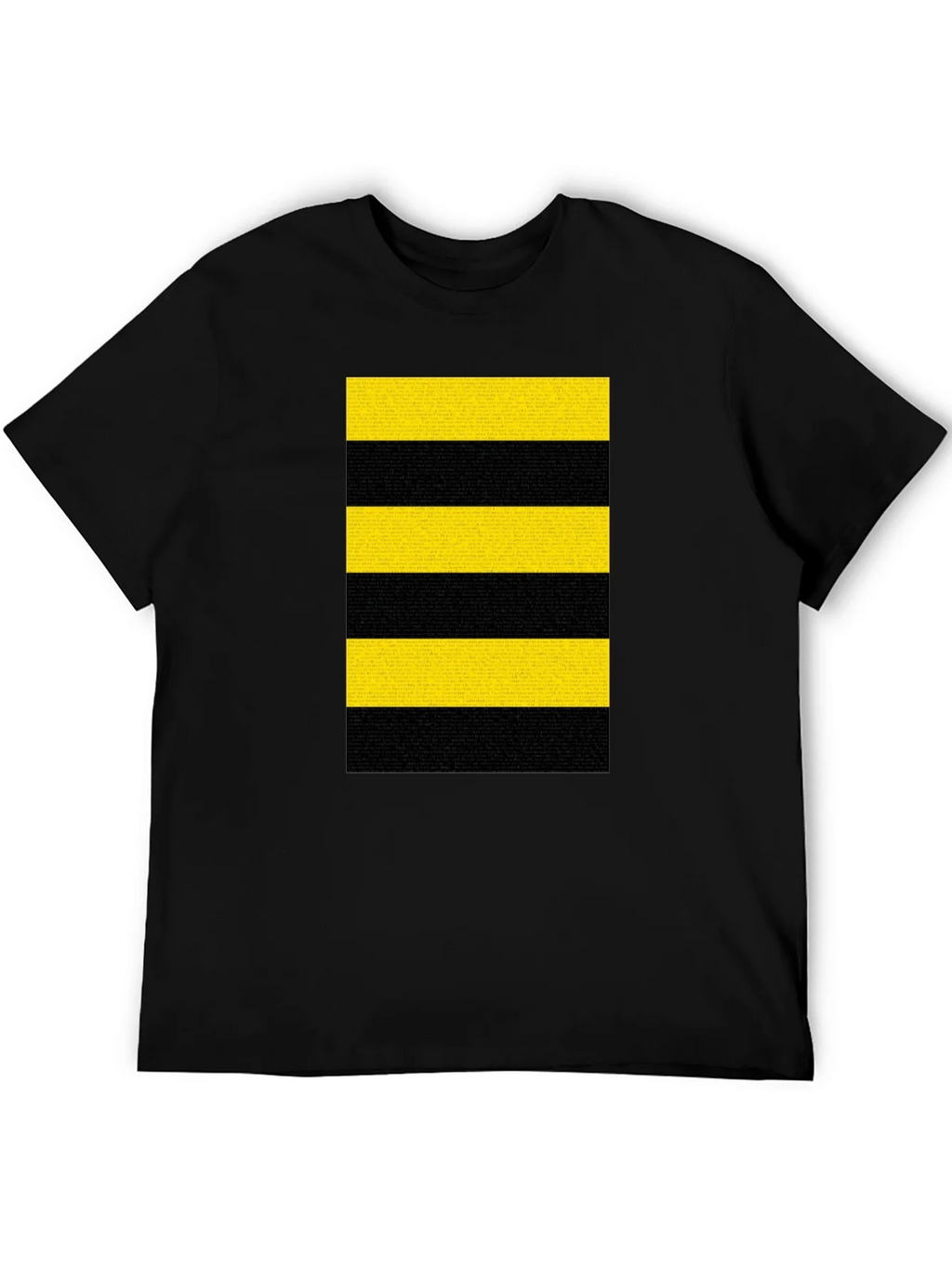 Striped T-Shirt - Bold Black and Yellow Design product image 4