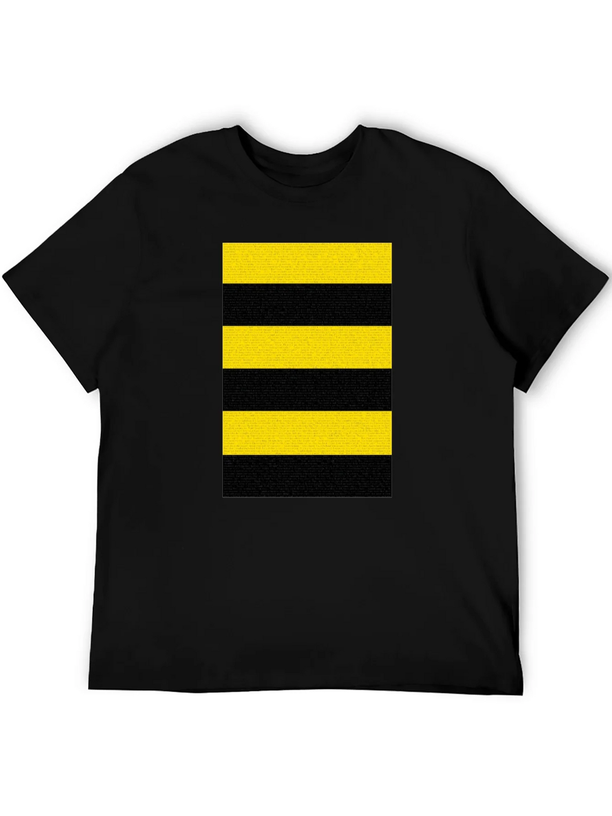 Striped T-Shirt - Bold Black and Yellow Design product image 4