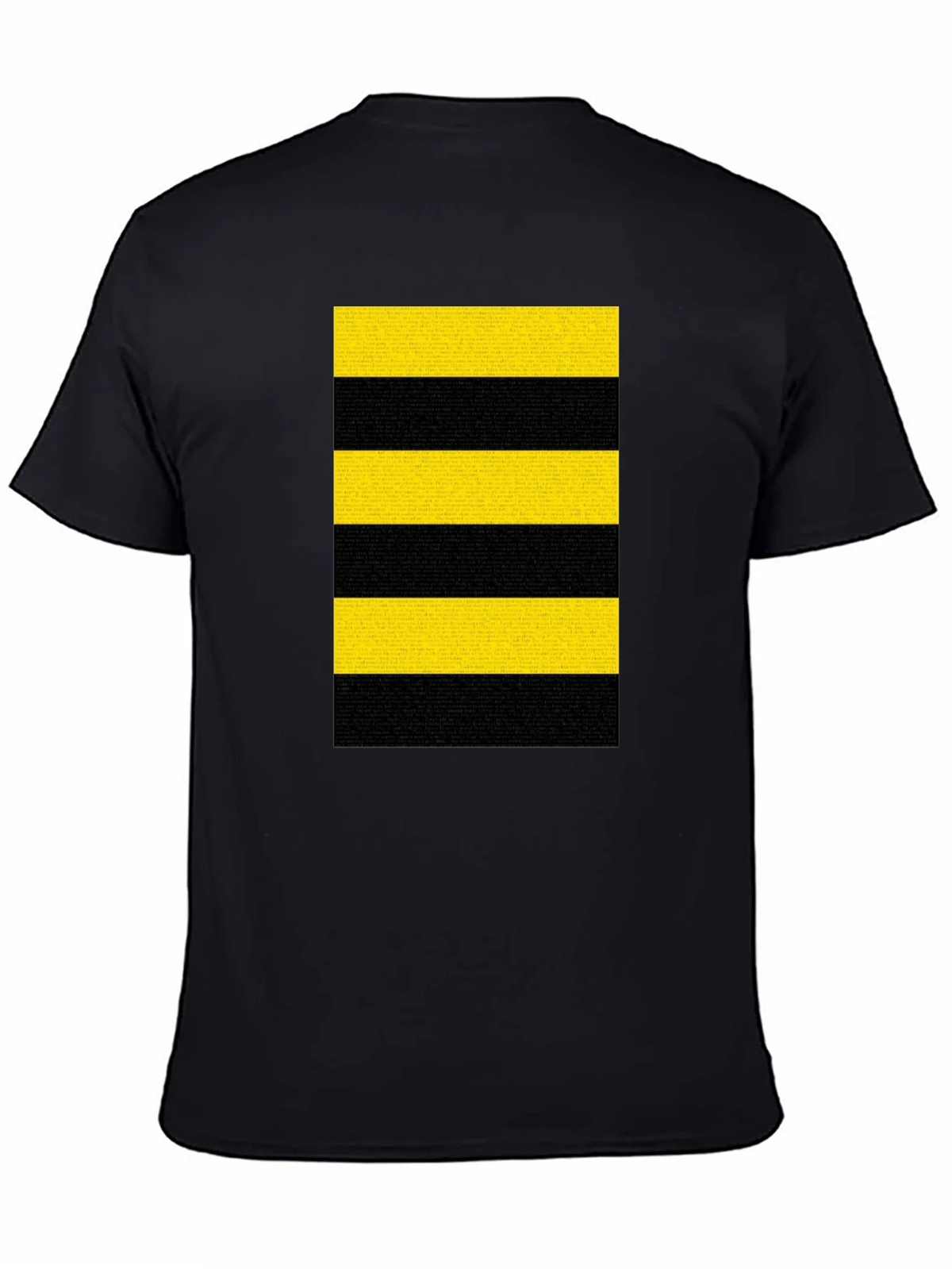 Striped T-Shirt - Bold Black and Yellow Design product image 3