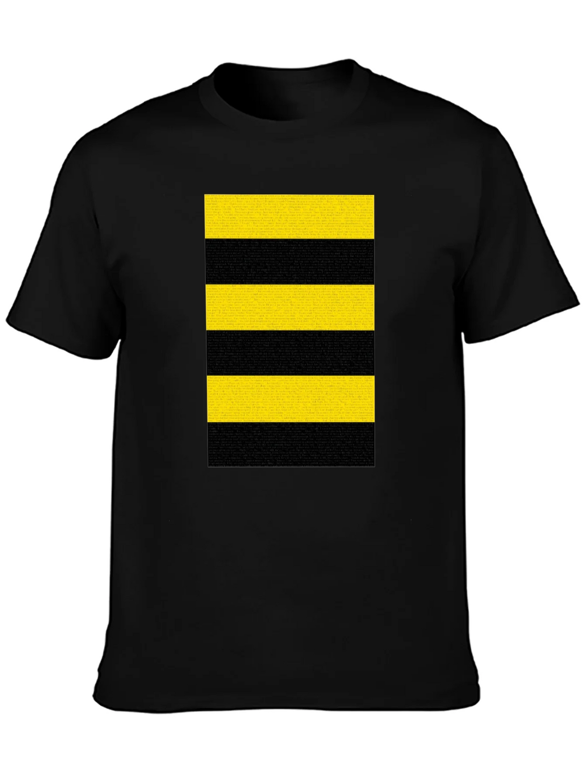 Striped T-Shirt - Bold Black and Yellow Design product image 2