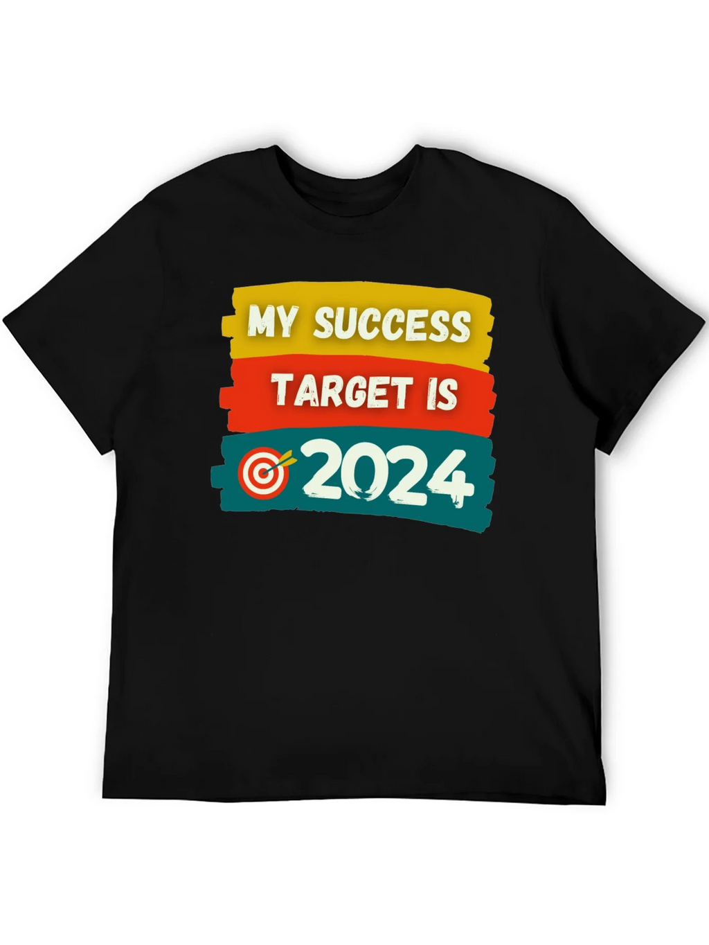 Success Target 2024 Black T-Shirt product image 5