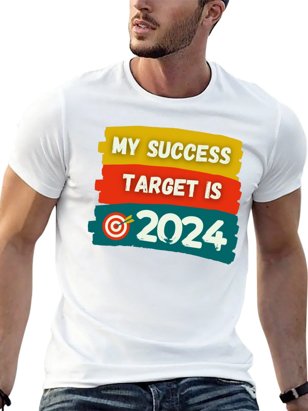 Success Target 2024 Black T-Shirt product image 12