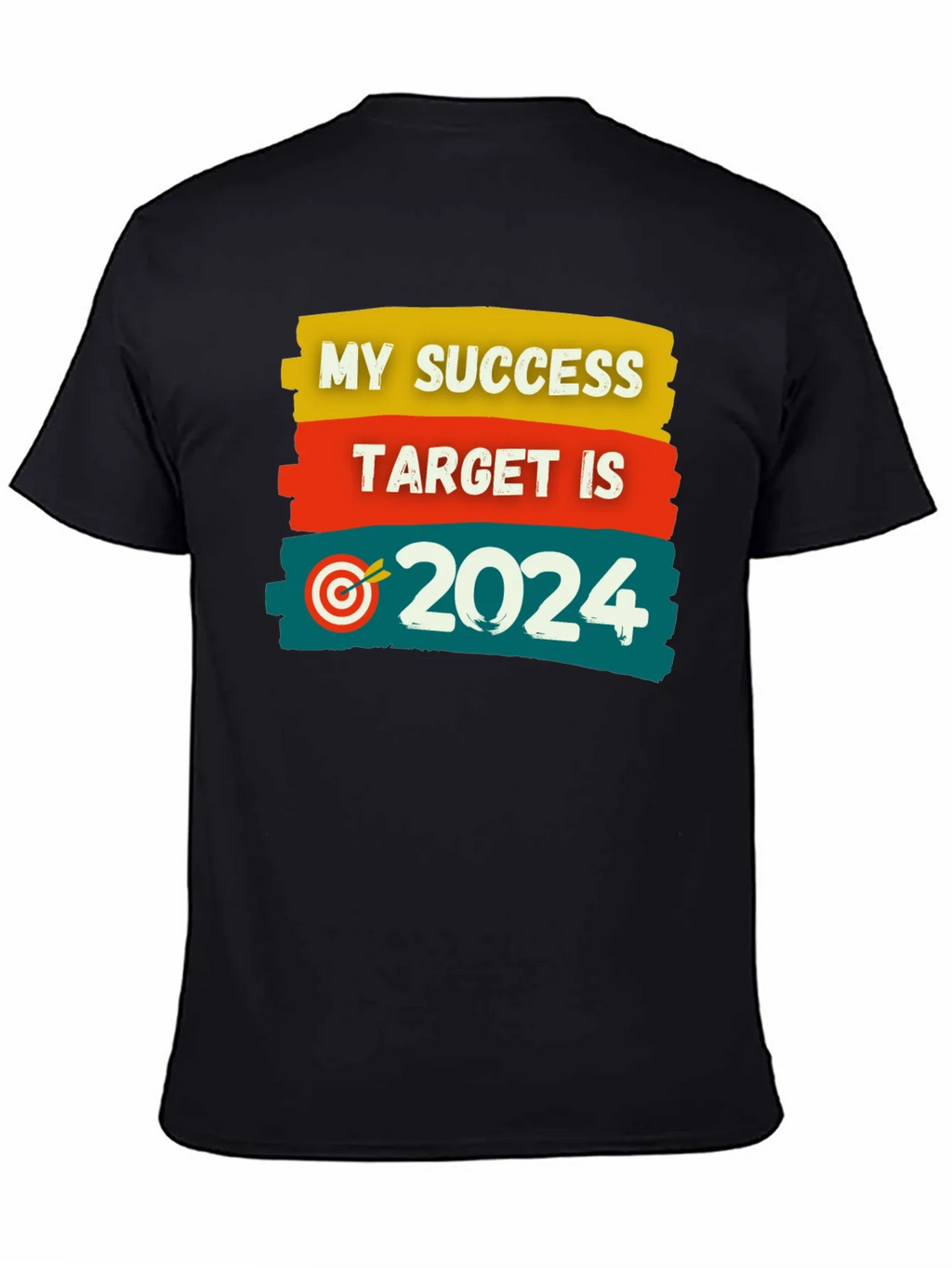 Success Target 2024 Black T-Shirt product image 4