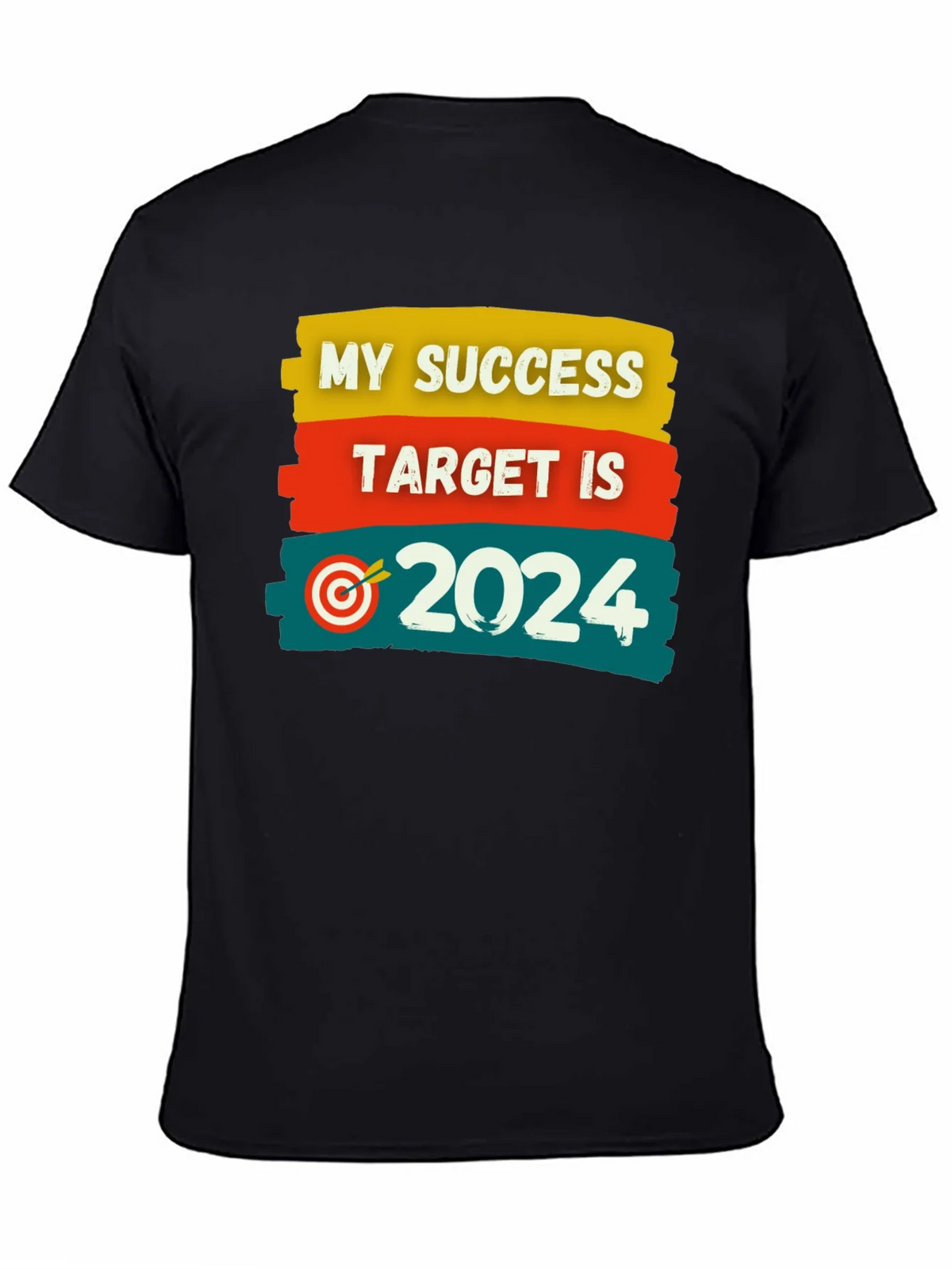 Success Target 2024 Black T-Shirt product image 4