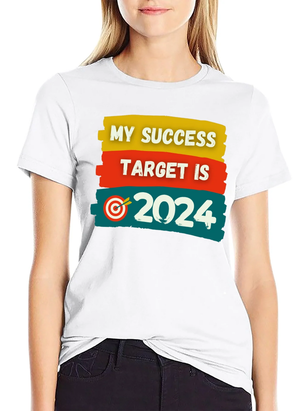 Success Target 2024 Black T-Shirt product image 8