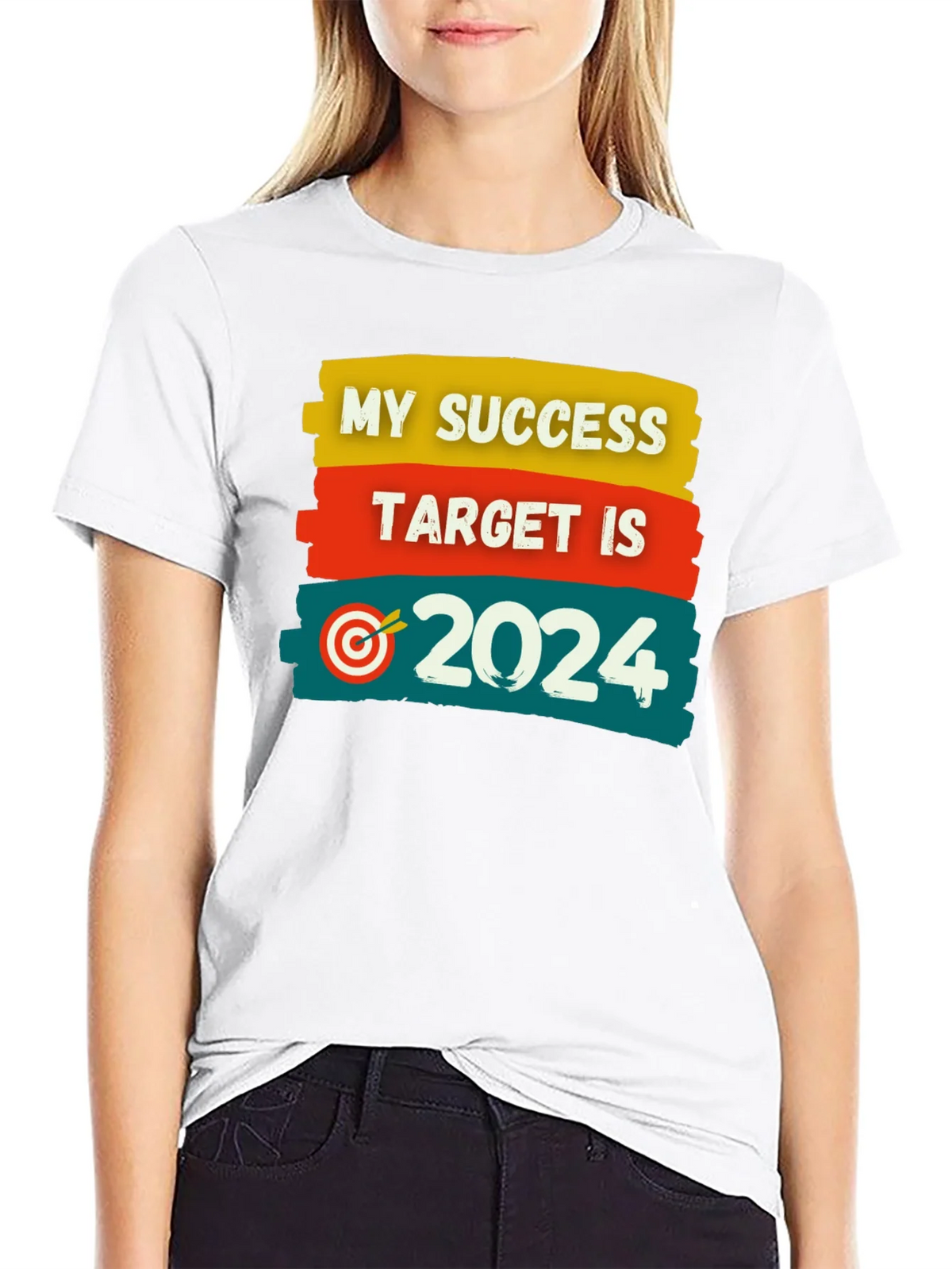 Success Target 2024 Black T-Shirt product image 8