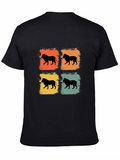Retro Lion Graphic Tee - Cool Vintage Design product image 1