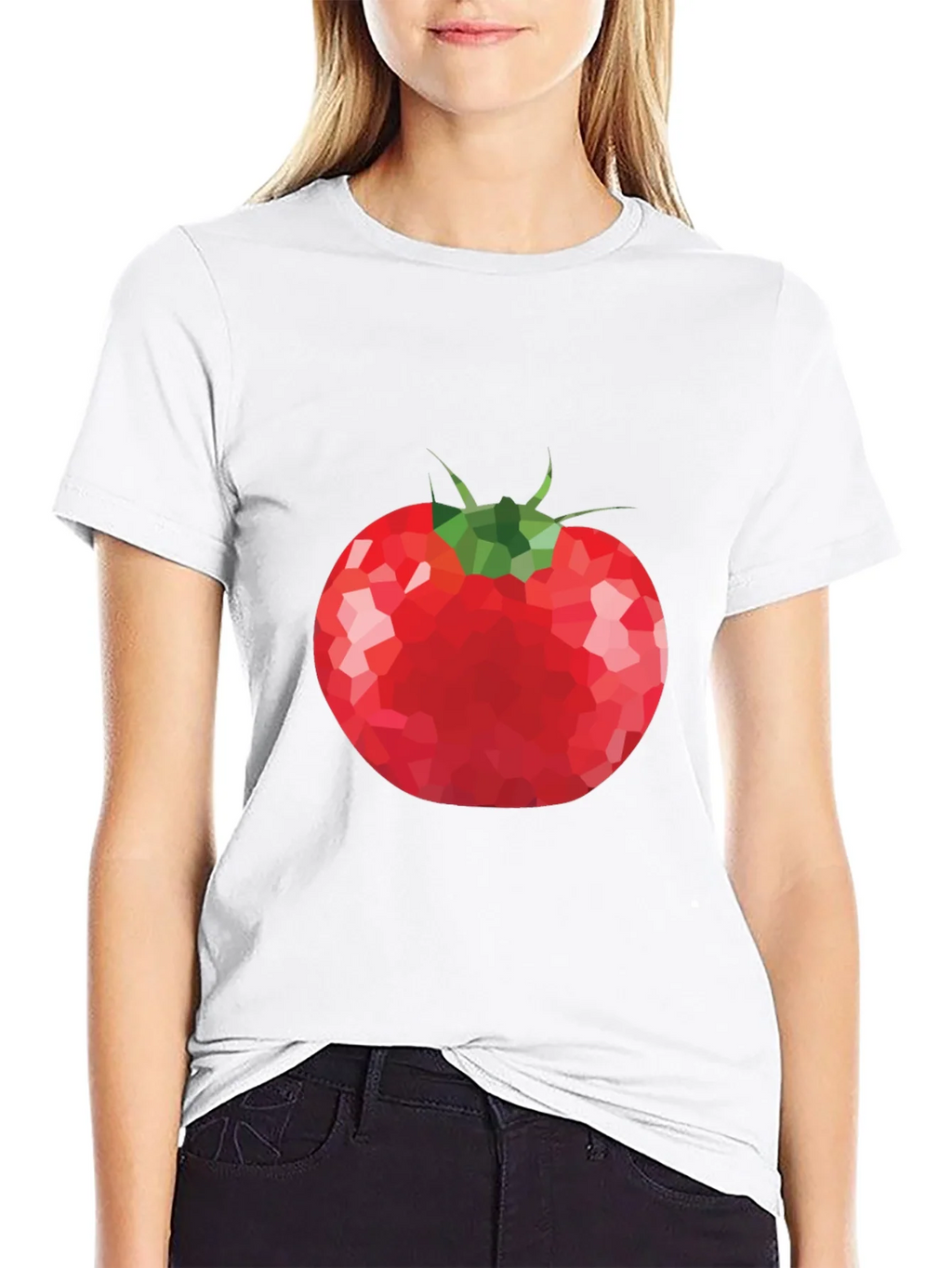 Tomato Graphic T-Shirt - Unique Poly Art Tee product image 8
