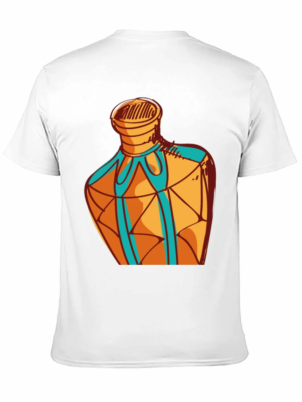 Geometric Bottle Design Graphic Tee product image 4