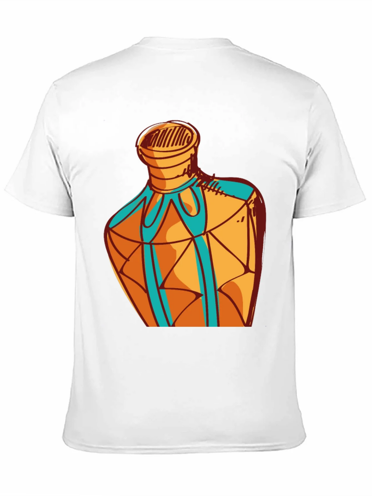 Geometric Bottle Design Graphic Tee product image 4