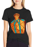 Geometric Bottle Design Graphic Tee product image 1
