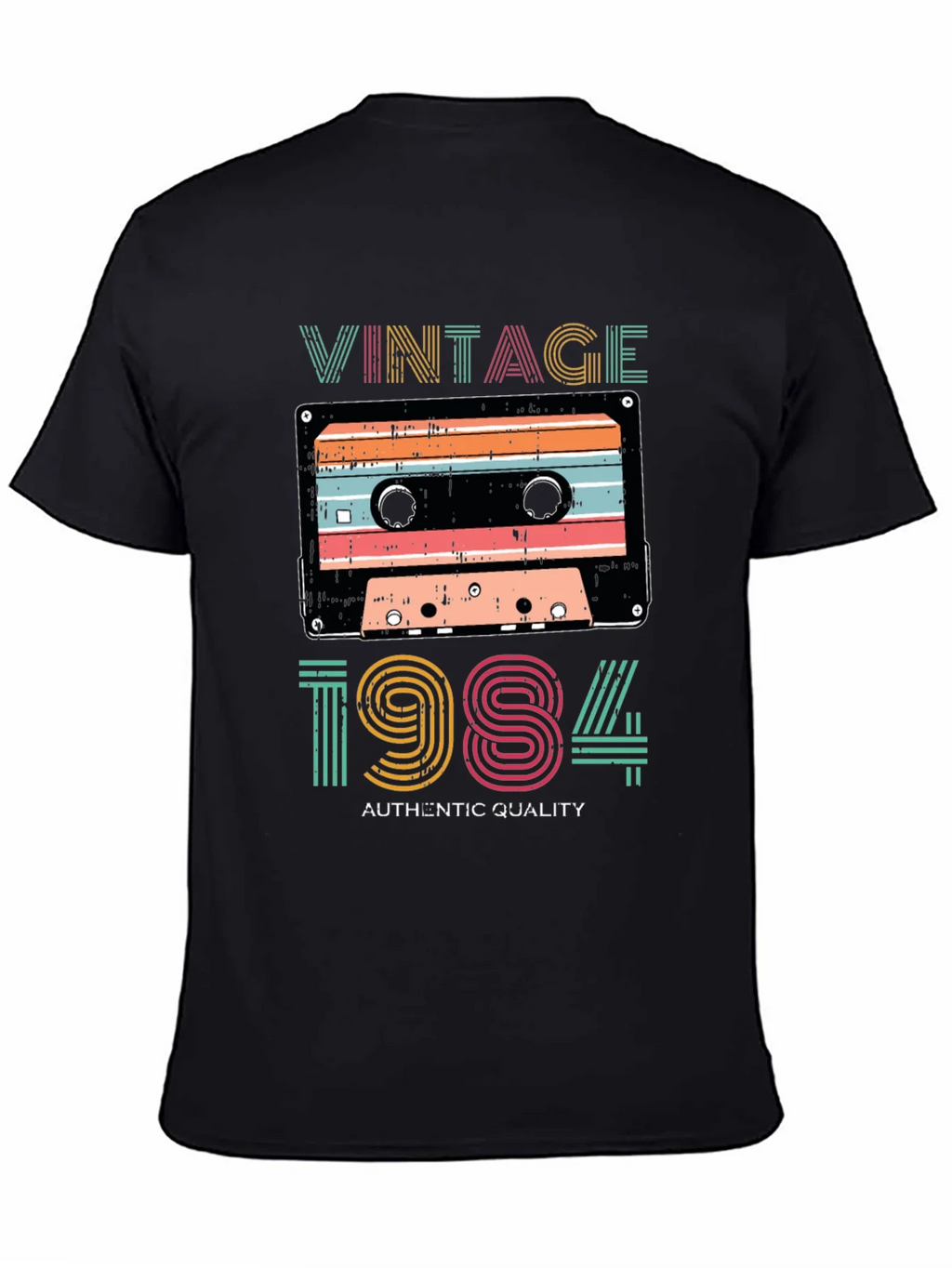 Vintage 1984 Cassette Tape T-Shirt product image 4