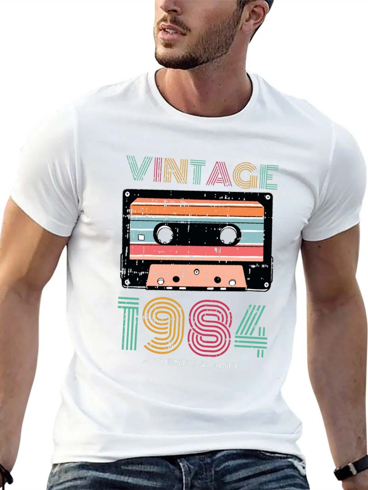 Vintage 1984 Cassette Tape T-Shirt product image 12