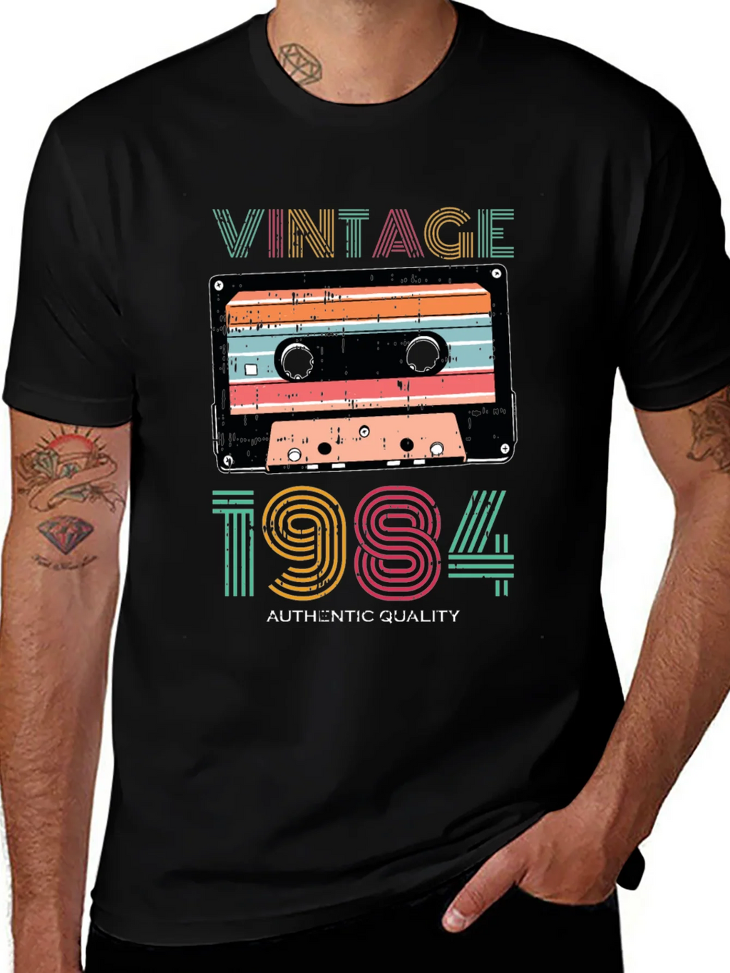 Vintage 1984 Cassette Tape T-Shirt product image 1