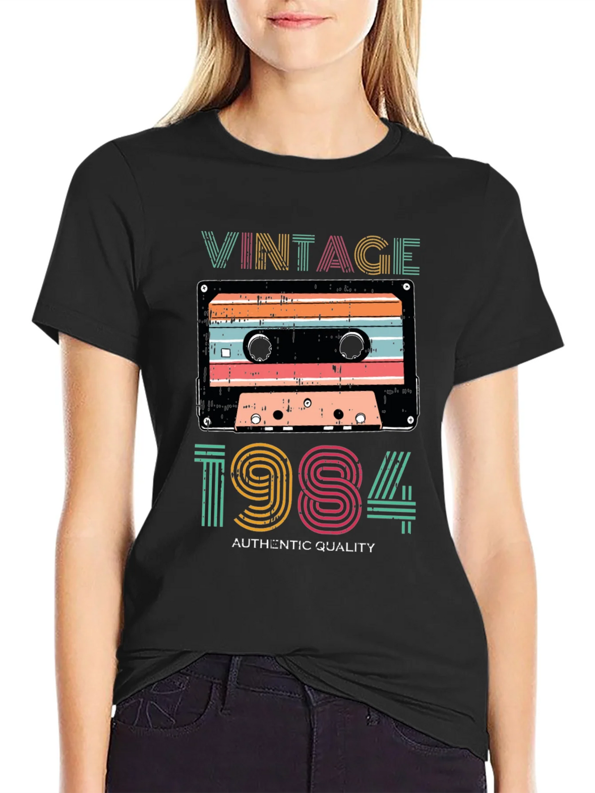 Vintage 1984 Cassette Tape T-Shirt product image 2