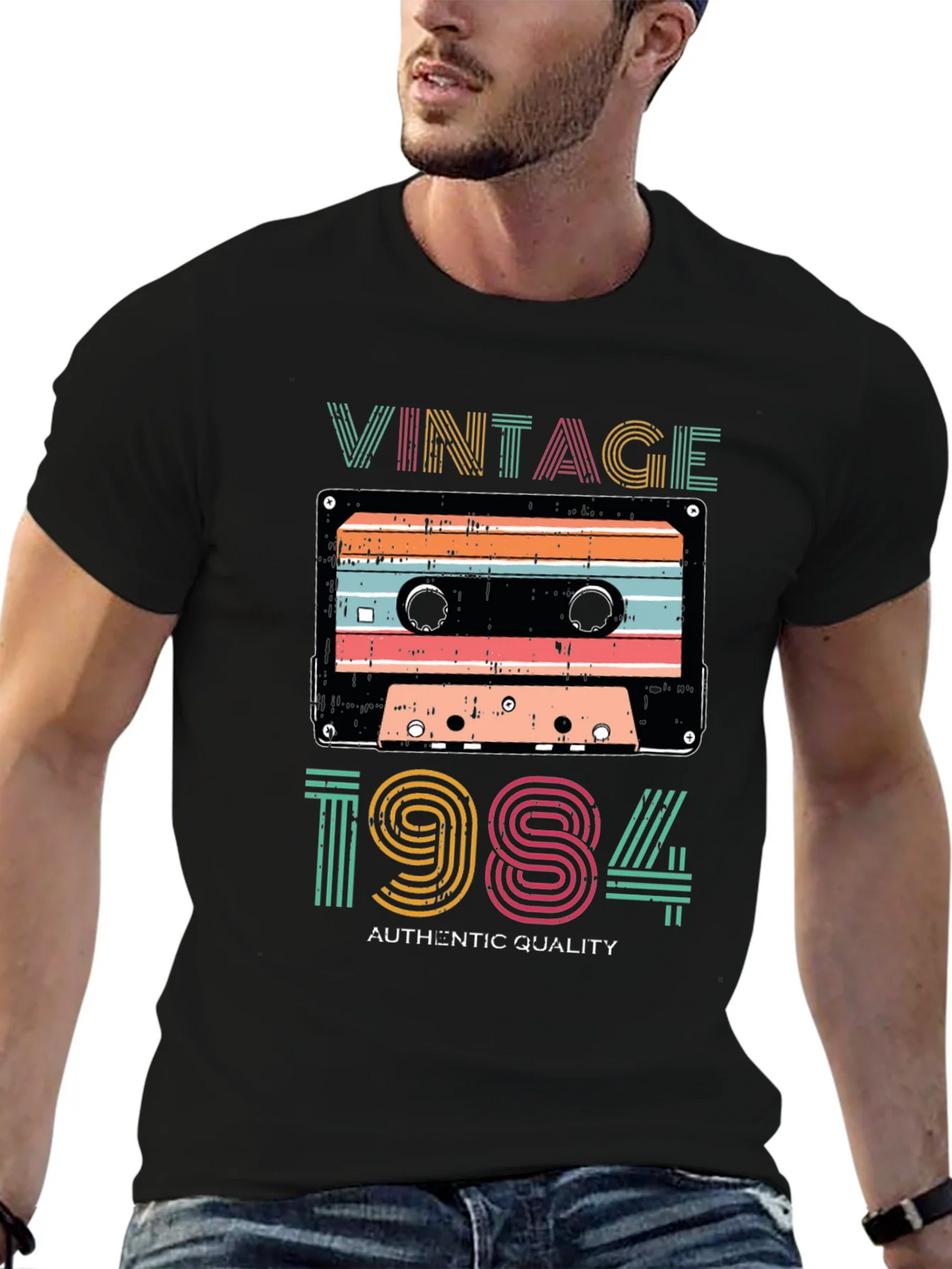 Vintage 1984 Cassette Tape T-Shirt product image 6