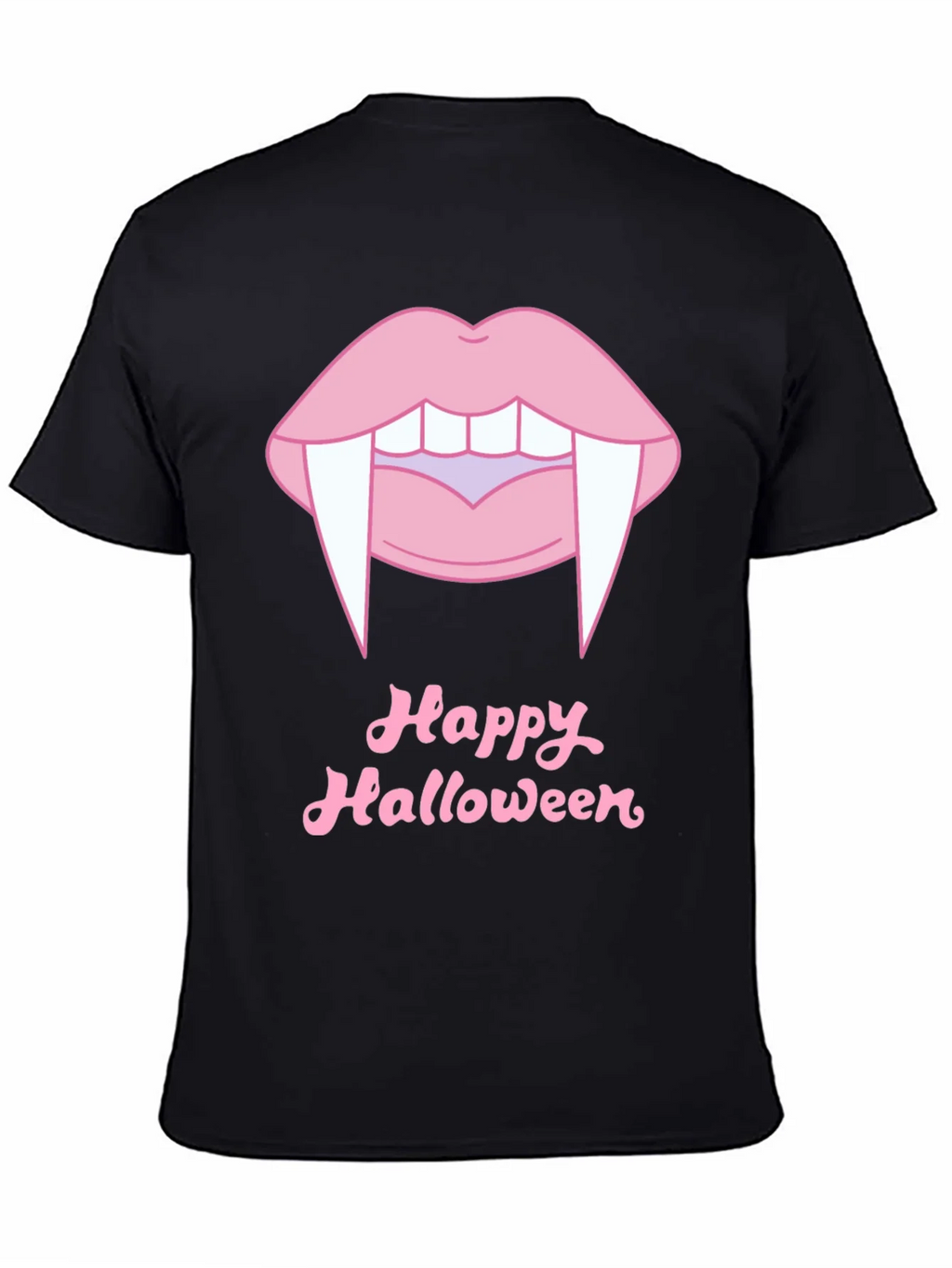 Happy Halloween Vampire Lips T-Shirt product image 3